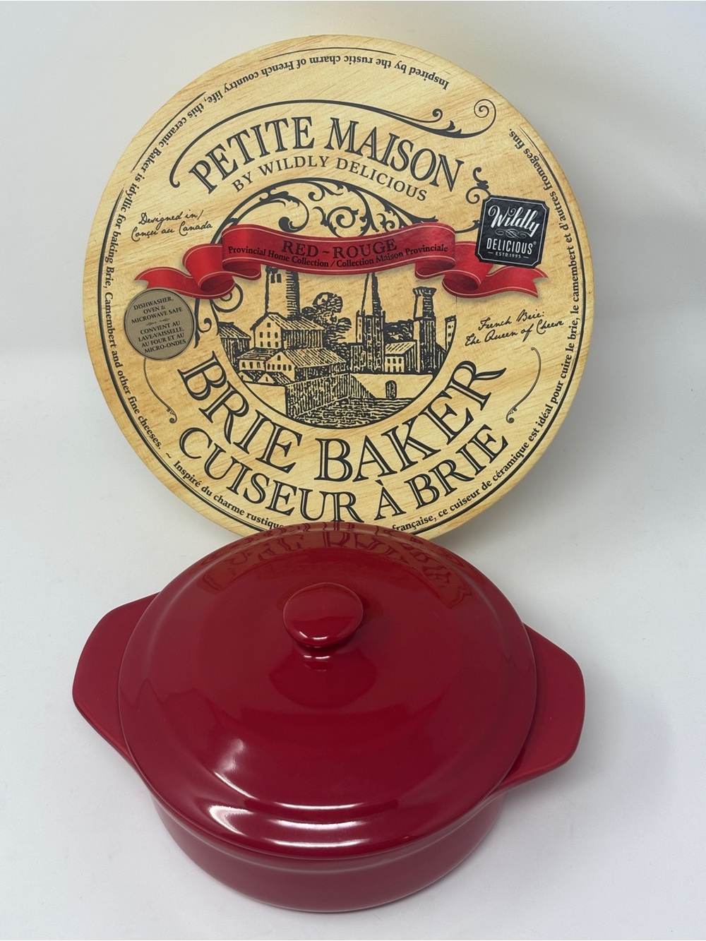 Petite Maison by Wildly Delicious Red Brie Baker Provincial Home Collection